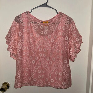 😍Ruby rd petite small pink top